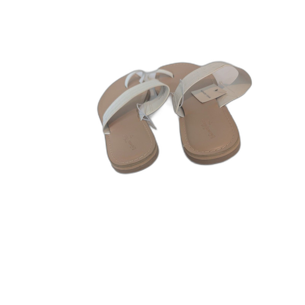 Women's Universal Thread Juno Sandals White Size 8 - Picture 3 of 6